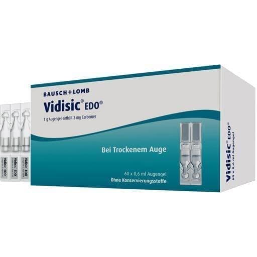 VIDISIC EDO Carbomer, dry eye syndrome eye gel UK