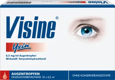 Visine eye drops, VISINE Yxin ED single-dose pipettes - UKDorf 