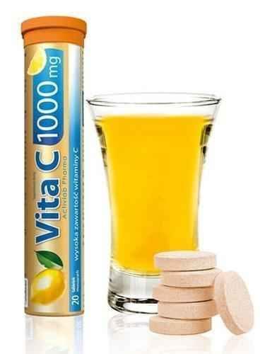 Vita C 1000mg x 20 effervescent tablets UK