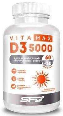 VitaMax SFD D3 5000 x 90 tablets UK