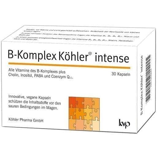Vitamin b complex, B-KOMPLEX Köhler intense capsules UK