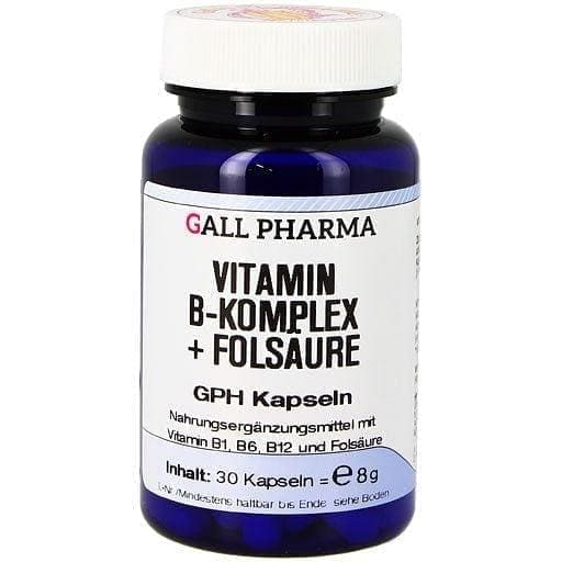 VITAMIN B COMPLEX + folic acid capsules UK