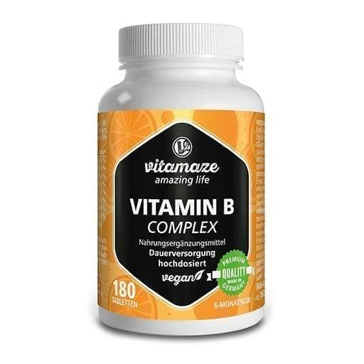 VITAMIN B COMPLEX high-dose vegan tablets UK