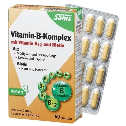 VITAMIN B COMPLEX vegetable capsules Salus - UKDorf 