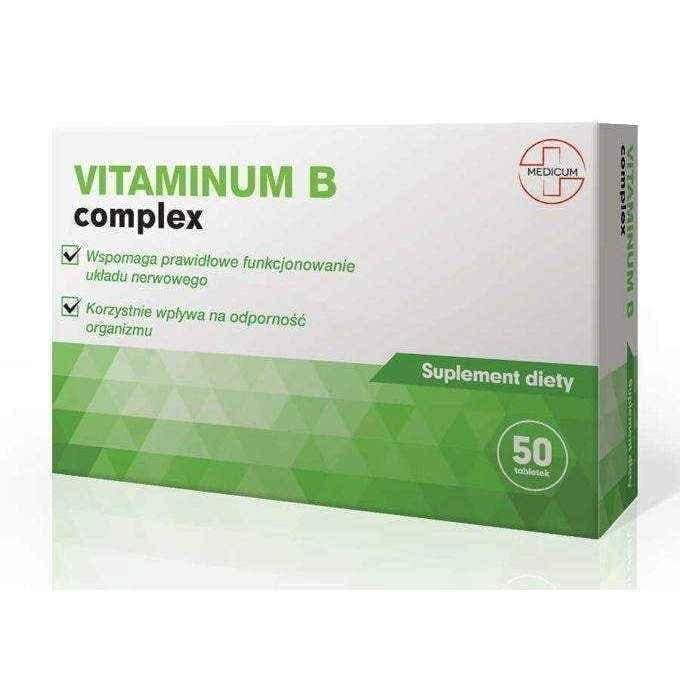 Vitamin B complex x 50 tablets UK