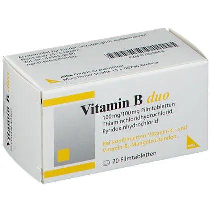 VITAMIN B DUO film-coated tablets - UKDorf 