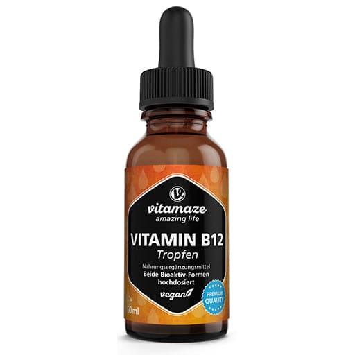 VITAMIN B12, 100 µg high-dose, vegan drops - UKDorf 