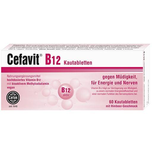 Vitamin B12 chewable tablets, CEFAVIT - UKDorf 