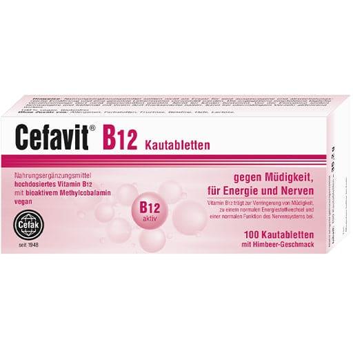 Vitamin B12 chewable tablets, CEFAVIT - UKDorf 