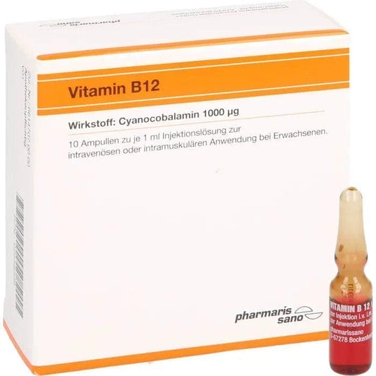 Vitamin B12 deficiency, VITAMIN B12 RÖWO 1,000 μg ampoules - UKDorf 