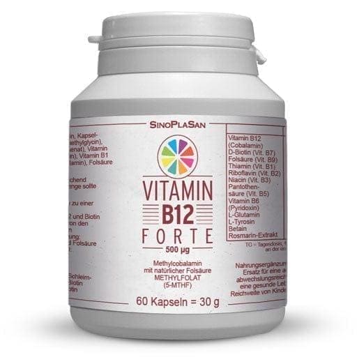 VITAMIN B12 FORTE 500 µg methylcobalamin, METHYLFOLATE, 5-mthf folate - UKDorf 