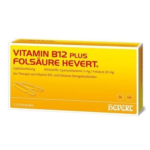 VITAMIN B12, PLUS, folic acid, Cyanocobalamin, ampoules - UKDorf 