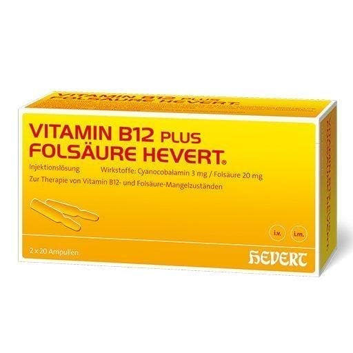 VITAMIN B12, PLUS, folic acid, Cyanocobalamin, ampoules - UKDorf 