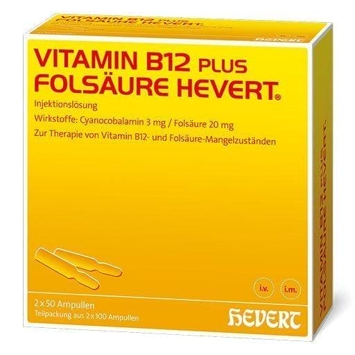 VITAMIN B12, PLUS, folic acid, Cyanocobalamin, ampoules - UKDorf 