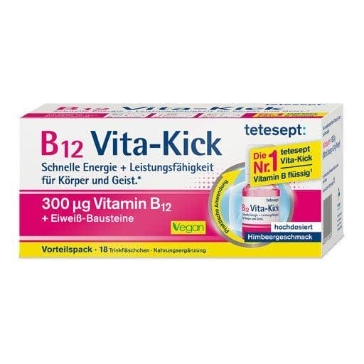 Vitamin B12, TETESEPT B12 Vita-Kick 300 µg drinking ampoules - UKDorf 