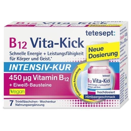 Vitamin B12, TETESEPT B12 Vita-Kick intensive cure drinking ampoules - UKDorf 