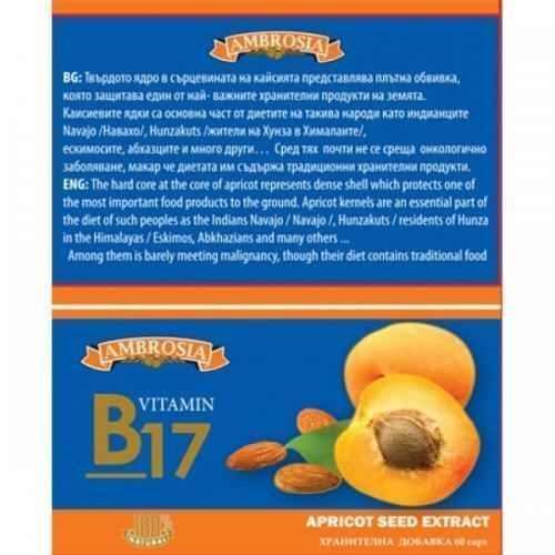 VITAMIN B17 AMBROSIA 60 capsules UK