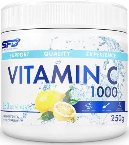 Vitamin C 1000 powder, L-ascorbic acid, 250g - UKDorf 