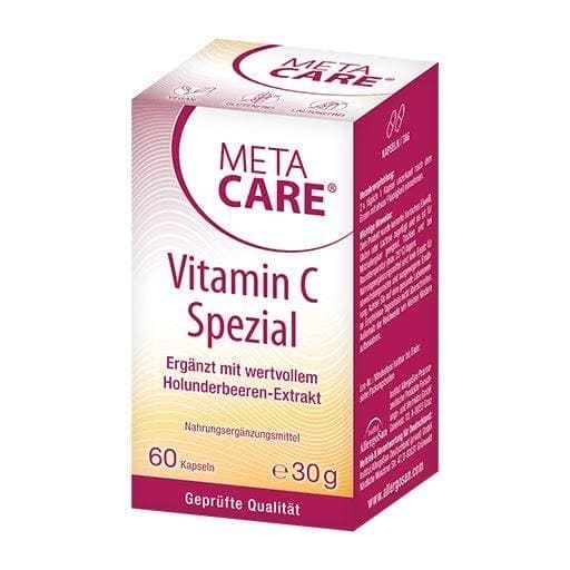 Vitamin C, elderberry extract special capsules, META-CARE - UKDorf 