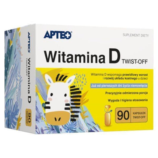 Vitamin d deficiency, APTEO, 90 twist-off capsules - UKDorf 