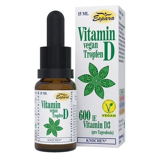 VITAMIN D DROPS vegan, cholecalciferol, vitamin D3 to maintain normal bones - UKDorf 