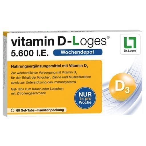 VITAMIN D-LOGES 5,600 IU chewable tablets Family UK