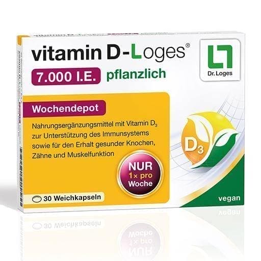 VITAMIN D-LOGES 7,000 IU vegetables UK