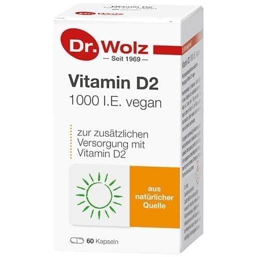 VITAMIN D2 1000 IU vegan capsules UK