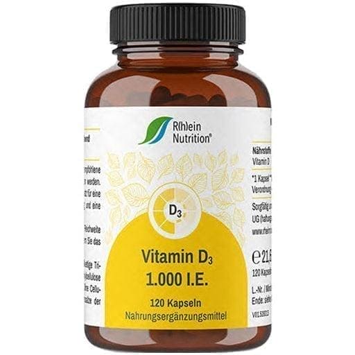 VITAMIN D3 1,000 IU Capsules UK