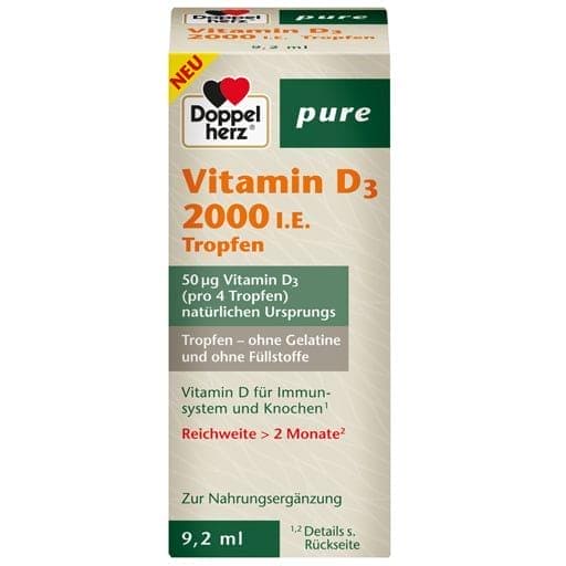 Vitamin D3 2000 IU pure drops - UKDorf 