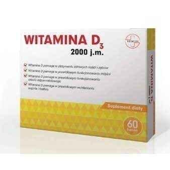 Vitamin D3 2000 IU x 60 capsules UK