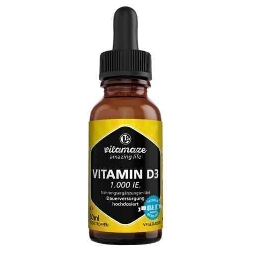 VITAMIN D3 DROPS 1,000 IU 50 ml UK