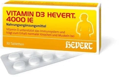 VITAMIN D3 HEVERT 4,000 IU tablets, prevents vitamin D deficiency UK