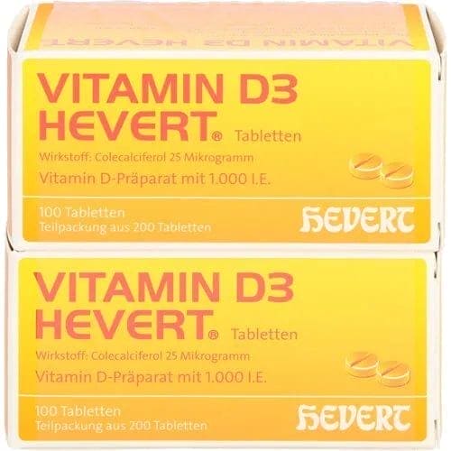 VITAMIN D3, HEVERT tablets UK