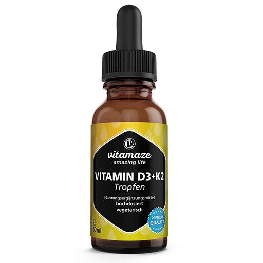 VITAMIN D3 K2 1000 IU/10 µg drops high dose - UKDorf 