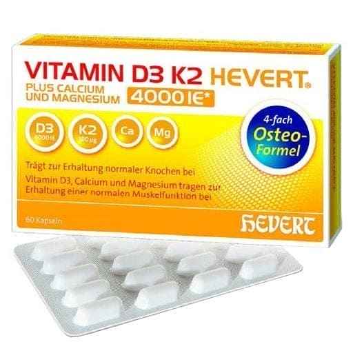 VITAMIN D3 K2 Hevert plus Ca Mg capsules