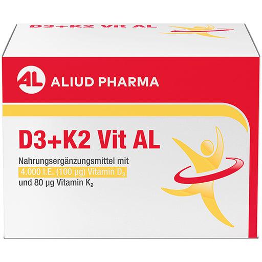 Vitamin D3+K2 Vit AL 4000 IU/80 µg capsules - UKDorf 