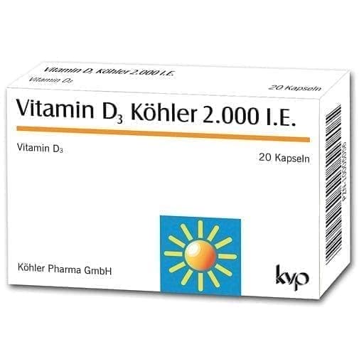 VITAMIN D3 KÖHLER 2,000 IU linseed oil UK