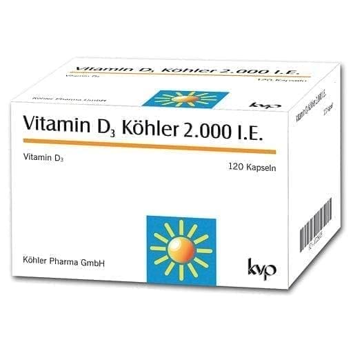 VITAMIN D3 KÖHLER 2,000 IU linseed oil UK