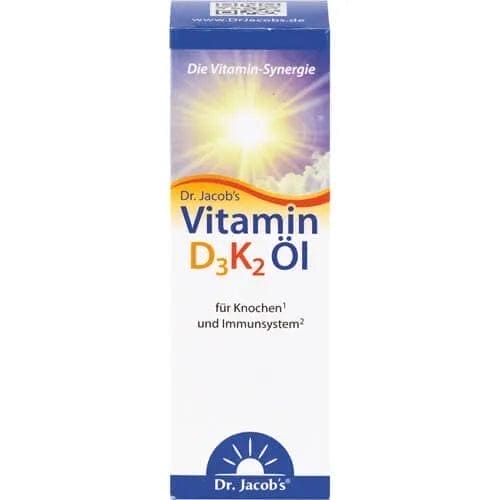 VITAMIN D3K2 Oil Dr.Jacob's drops, cholecalciferol for osteoporosis UK