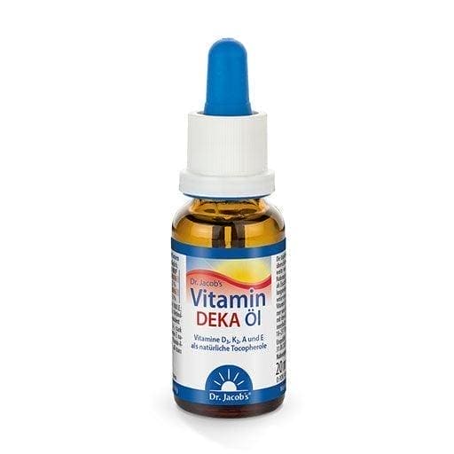 VITAMIN DEKA Oil (D3, K2, A, E) drops UK