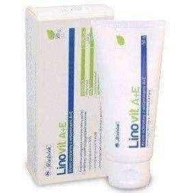 Vitamin e cream, LINOVIT protective cream with vitamins A + E 50g UK