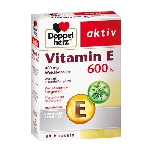 Vitamin E, tocopherol, 600 N soft capsules - UKDorf 