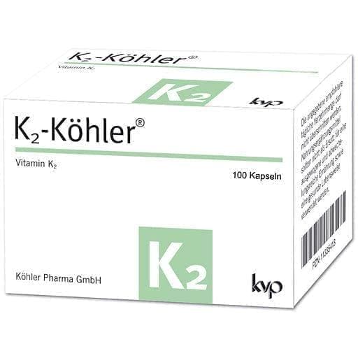 Vitamin K2 KÖHLER, menaquinone-7 capsules UK