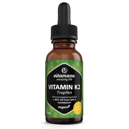 VITAMIN K2 MK7 drops in high dosage vegan - UKDorf 