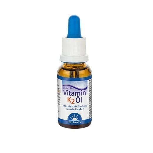 VITAMIN K2 OIL Dr Jacob's VEGAN Drops UK