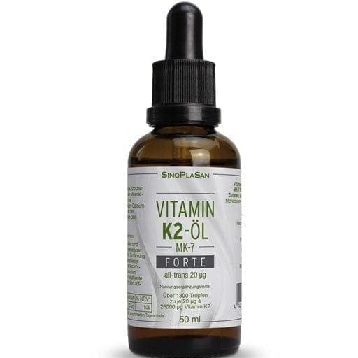 VITAMIN K2 OIL, MK7 FORTE, all-trans 20 µg - UKDorf 