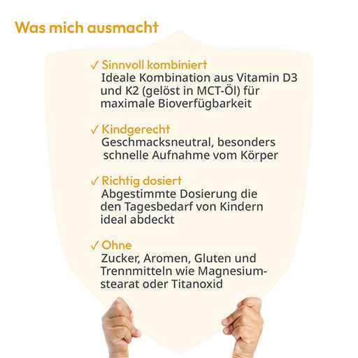 Vitamin D3 + K2 spray for children, KINDGESUND Vitamin D3 K2 Spray