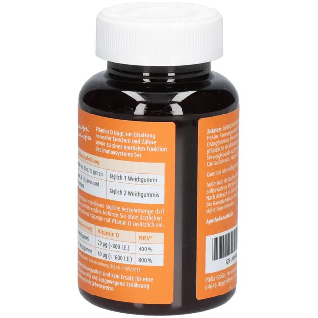 vitamin D3 (cholecalciferol) soft gummies DEVIT Soft Rubber Pads 60 pcs