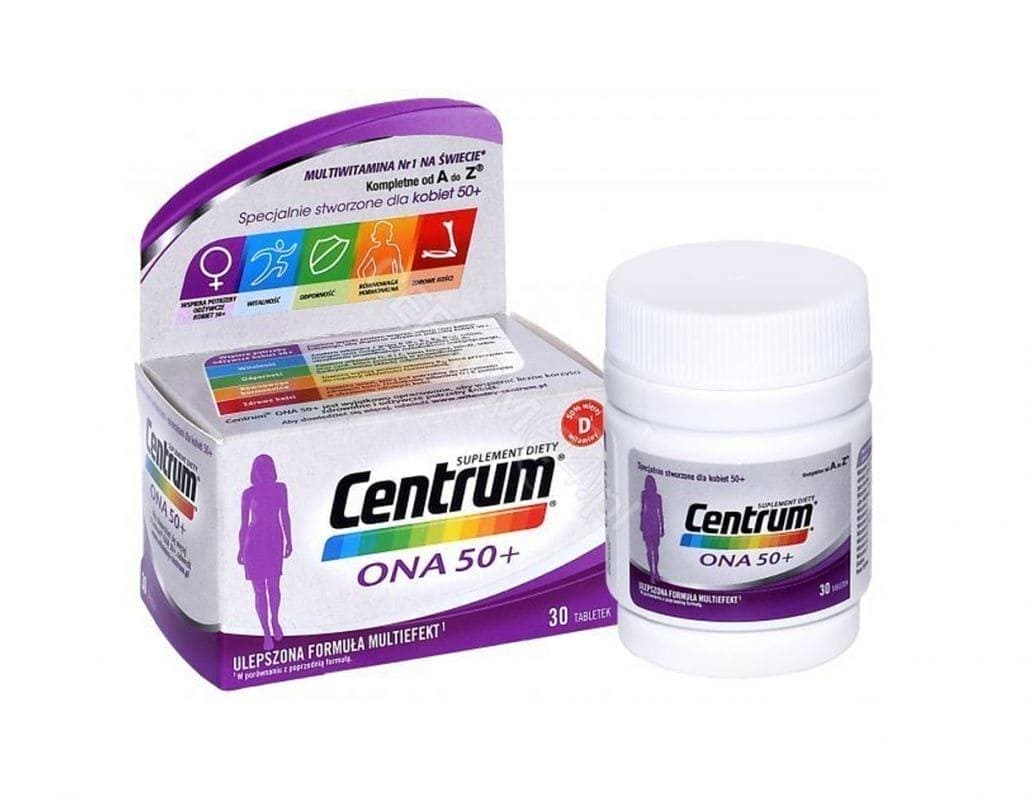 Vitamins and minerals for women's over 50 health, Centrum Ona 50+ - UKDorf 